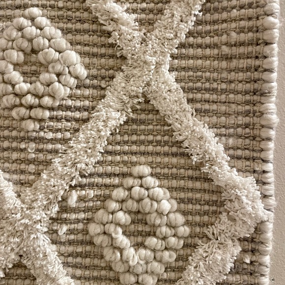 Boho Wall hanging textured tapestry - Picture 5 of 8